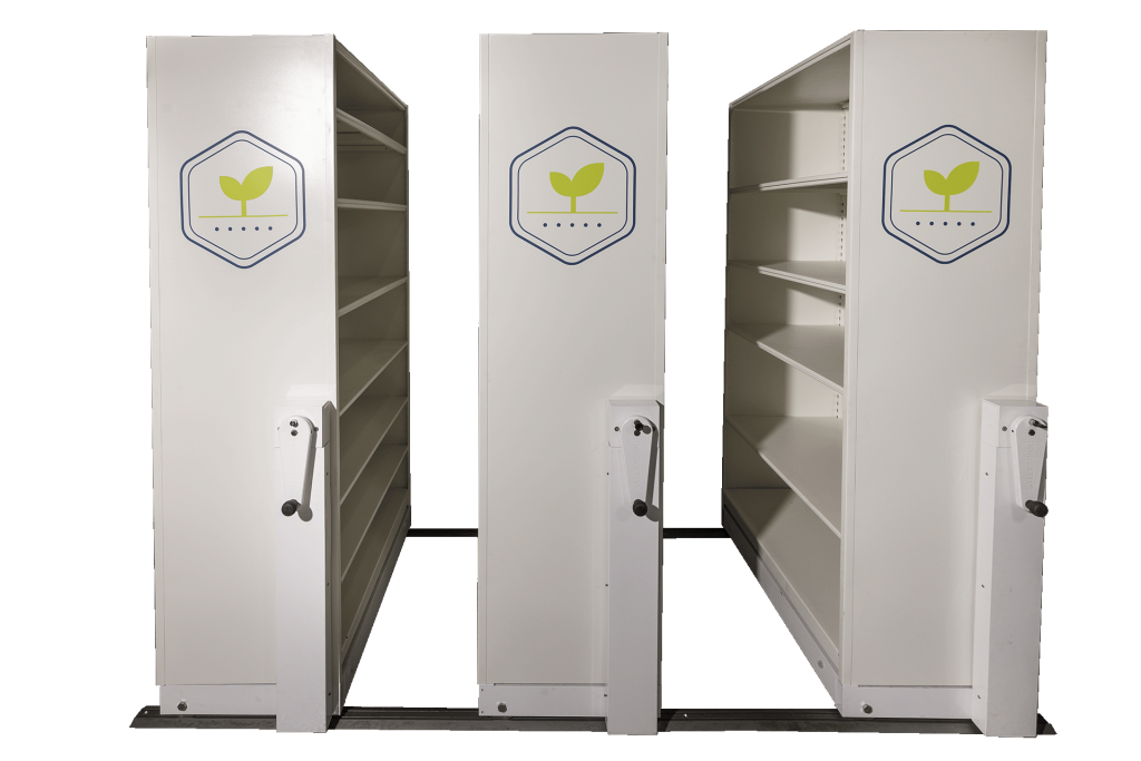 Lock and roll retail shelving