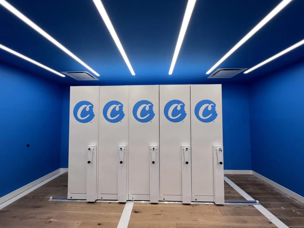 locked indoor storage